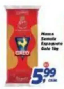 Supermercados Campeão Massa Semola Espaguete Golo oferta