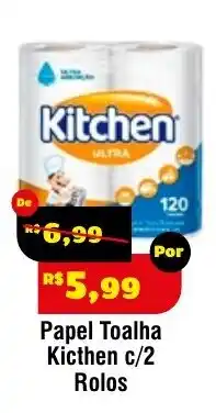 Royal Supermercados Papel Toalha Kichthen c/2 Rolos oferta