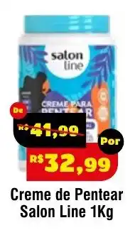 Royal Supermercados Creme de Pentear Salon Line oferta