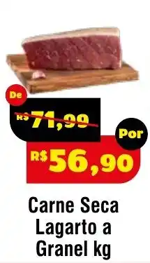 Royal Supermercados Carne Seca Lagarto a Granel kg oferta