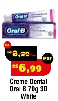 Royal Supermercados Creme Dental Oral B 3D White oferta
