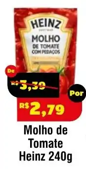 Royal Supermercados molho de tomate heinz oferta
