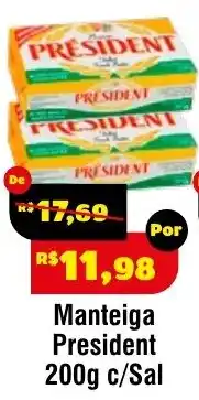 Royal Supermercados Manteiga president oferta