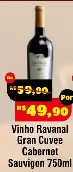 Royal Supermercados Vinho Ravanal Gran Cuvee Cabernet oferta