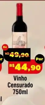 Royal Supermercados Vinho Censurado oferta