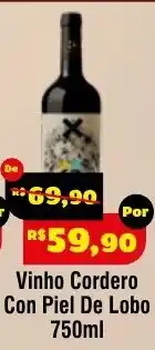 Royal Supermercados Vinho Cordero Con Piel De Lobo oferta