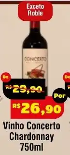 Royal Supermercados Vinho Concerto Chardonnay oferta