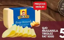 Rede Plus Supermercados Qjo mussarela tirolez oferta