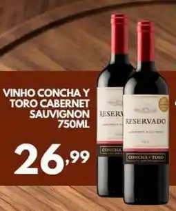 Rede Plus Supermercados vinho concha y toro cabernet sauvignon oferta