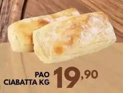 Rede Plus Supermercados Pao ciabatta oferta