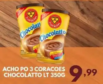 Acho po 3 coracoes chocolatto