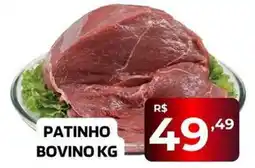 Safra Supermercados Patinho bovino kg oferta