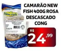 Safra Supermercados Camarão new fish rosa descascado cong oferta