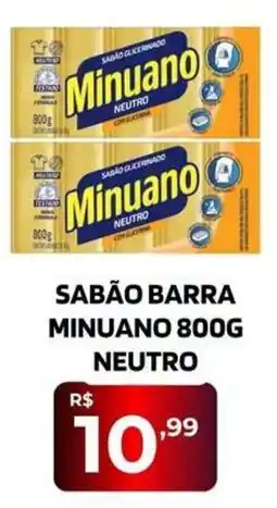 Safra Supermercados Sabão barra minuano neutro oferta