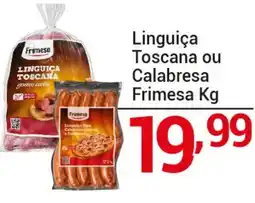 X Supermercados Linguiça Toscana ou Calabresa oferta