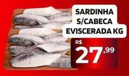 Safra Supermercados sardinha s/cabeca eviscerada oferta