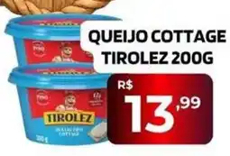 Safra Supermercados queijo cottage tirolez oferta