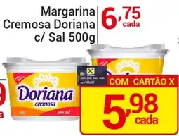 X Supermercados Margarina cremosa doriana c/ sal oferta