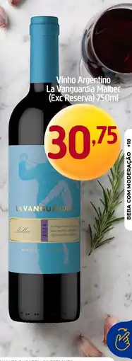 Supermercados Guanabara Vinho Argentino La Vanguardia Malbec (Exc Reserva) oferta