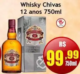 Supermercado Kibe Whisky Chivas 12 anos oferta