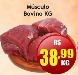 Supermercado Kibe Músculo Bovino KG oferta