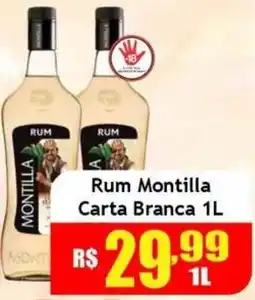 Supermercado Kibe Rum Montilla Carta Branca 1L oferta