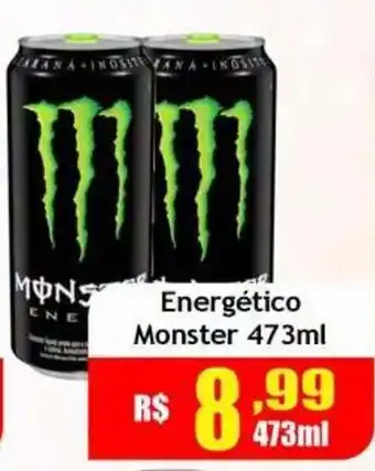 Supermercado Kibe Energético monster oferta