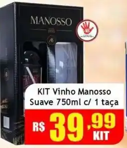 Supermercado Kibe Vinho Manosso Suave oferta
