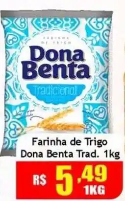 Supermercado Kibe Farinha de trigo dona benta trad oferta