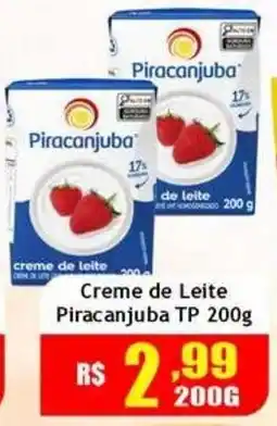 Supermercado Kibe Creme de Leite Piracanjuba oferta
