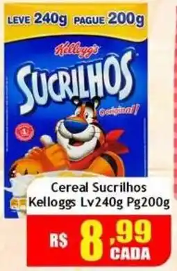 Supermercado Kibe Cereal Sucrilhos Kellogg's Lv240g Pg200g oferta