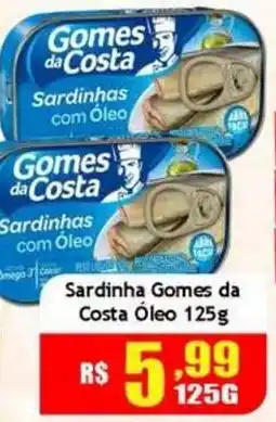 Supermercado Kibe Sardinhas gomes da costa óleo oferta