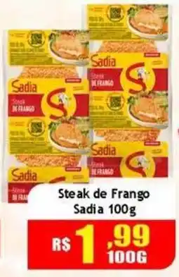 Supermercado Kibe Steak de Frango Sadia oferta