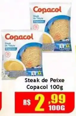 Supermercado Kibe Steak de Peixe Copacol oferta