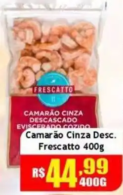 Supermercado Kibe Camarão cinza descascado cozido oferta