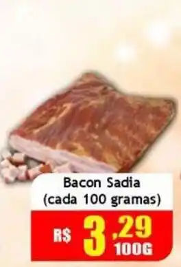 Supermercado Kibe Bacon Sadia oferta