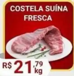Supermercados Santo Antonio costela suína fresca oferta