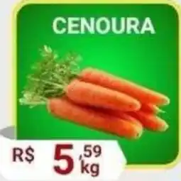 Supermercados Santo Antonio cenoura oferta