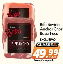 Delta Supermercados Bife Bovino Ancho/Chorizo Bassi Peça oferta
