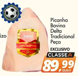 Delta Supermercados Picanha bovina delta tradicional peça oferta