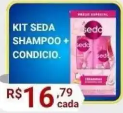 Supermercados Santo Antonio kit seda shampoo + condicio. oferta