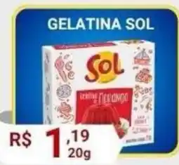 Supermercados Santo Antonio gelatina sol oferta