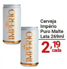 X Supermercados Cerveja Império Puro Malte oferta