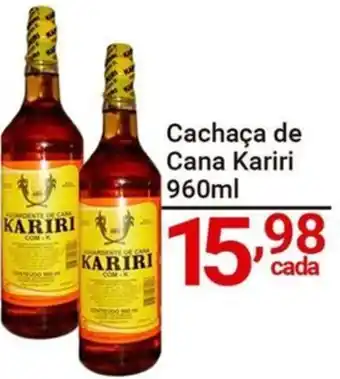 Cachaça de cana kariri