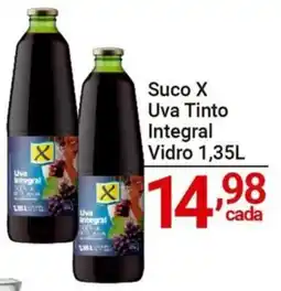 X Supermercados Suco x uva tinto uva integral oferta