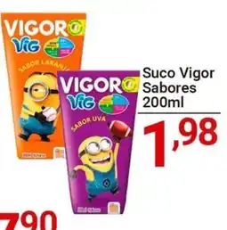 X Supermercados Suco Vigor Sabores oferta