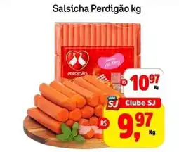 Sj Supermercados Salsicha Perdigão kg oferta
