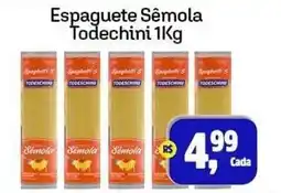Sj Supermercados Espaguetete Sêmola Todechini oferta