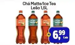 Sj Supermercados Chá Matte/Ice Tea Leão oferta
