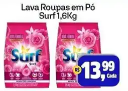 Sj Supermercados Lava Roupas em Pó Surf 1,6Kg oferta